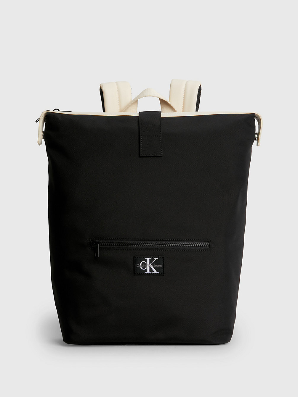 CK BLACK Unisex Roll Top Backpack undefined kids unisex Calvin Klein