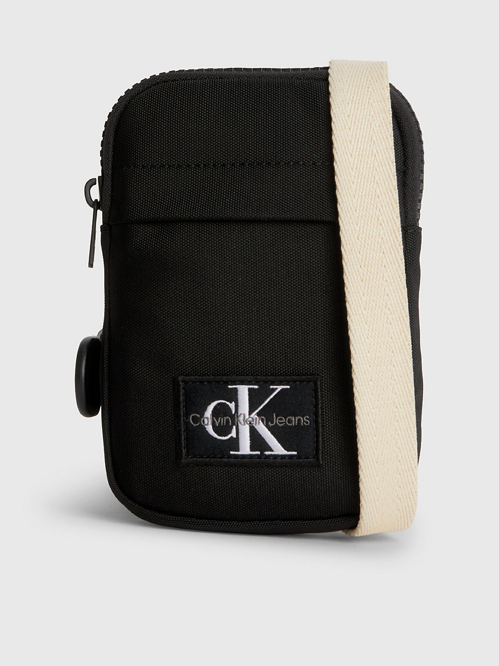 CK BLACK Unisex-Logo-Crossover-Bag undefined kids unisex Calvin Klein