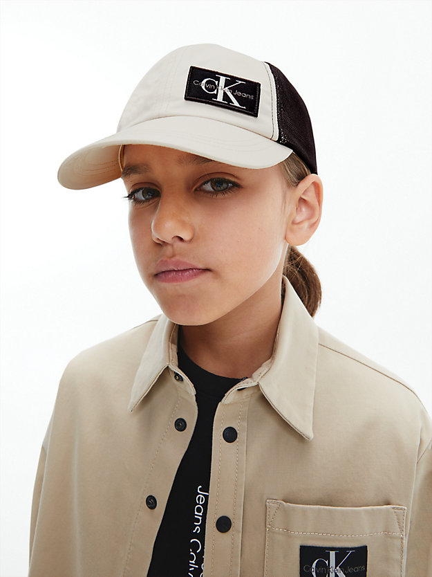 MUSLIN Unisex Recycled Polyester Cap for kids unisex CALVIN KLEIN JEANS