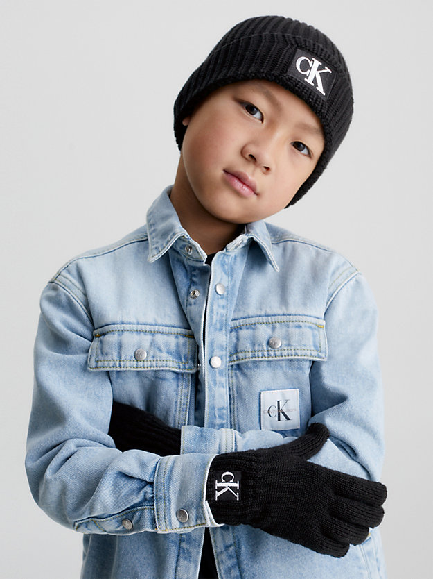 Unisex Beanie and Gloves Set Calvin Klein® | IU0IU00394BEH