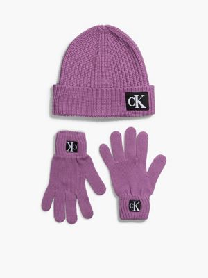 Unisex Beanie and Gloves Set Calvin Klein® | IU0IU00394VDR