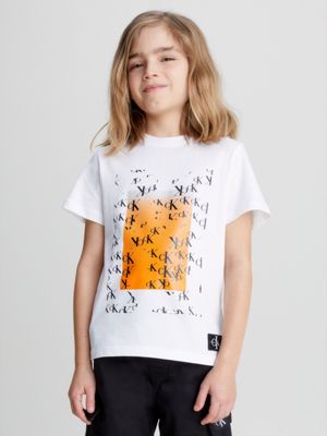 hoog Chinese kool Disciplinair T-shirt met logo van biologisch katoen voor kinderen Calvin Klein® |  IU0IU00408YAF