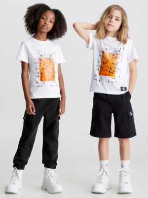 T shirt en coton bio avec logo pour enfant Calvin Klein