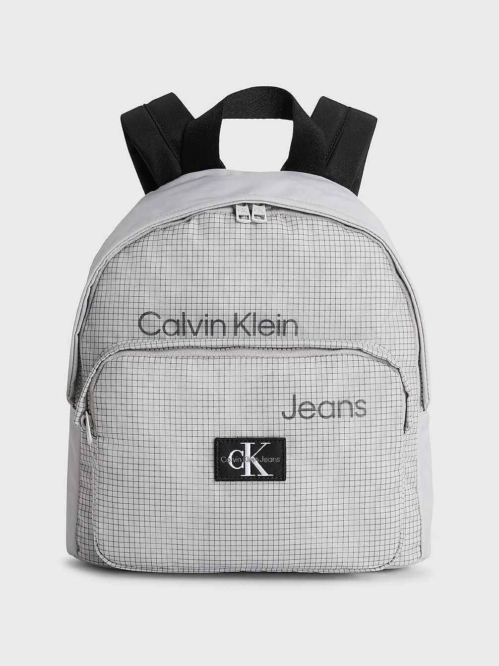 GHOST GREY Kids Recycled Polyester Backpack undefined kids unisex Calvin Klein