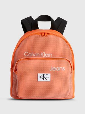 Calvin klein deals backpack orange