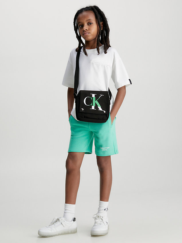 sac en bandoulière avec logo pour enfant black pour kids unisex calvin klein jeans