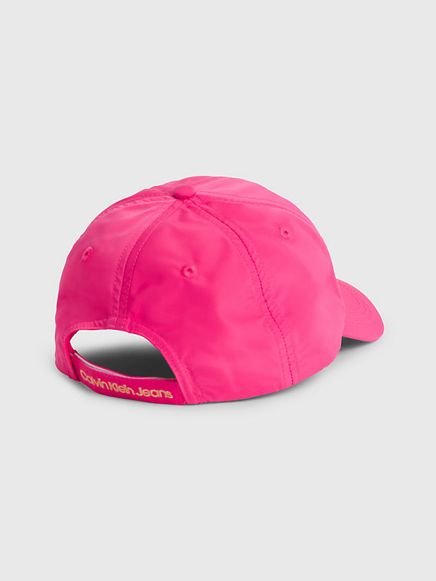 pink kappe für kinder mit logo für kids unisex - calvin klein jeans