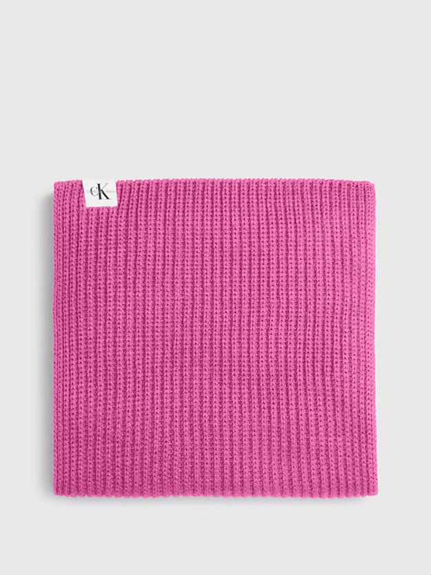 violet fun unisex ribbed scarf for kids unisex calvin klein jeans