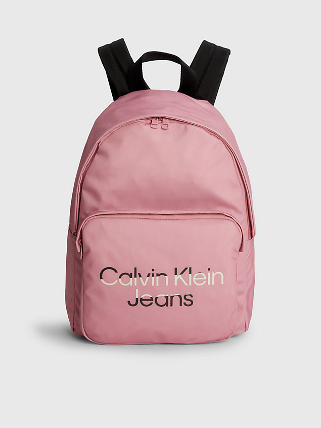 sac à dos unisexe avec logo purple pour kids unisex calvin klein jeans
