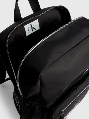 black unisex logo backpack for kids unisex calvin klein jeans