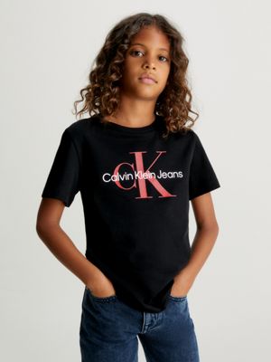 T shirt avec monogramme pour enfant Calvin Klein IU0IU004600GJ