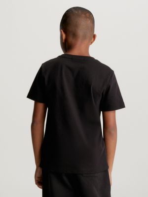 Calvin klein plain outlet black t shirt