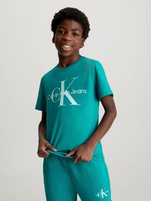 T shirt avec monogramme pour enfant Calvin Klein IU0IU00460LEI