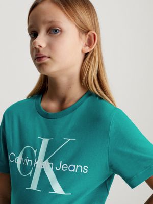 Camiseta slim con monograma infantil Calvin Klein®