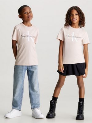 T shirt avec monogramme pour enfant Calvin Klein IU0IU00460TF6