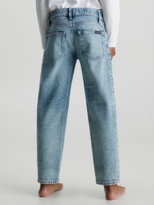 Mid Rise Straight Jeans für Kinder Calvin Klein® | IU0IU004781A4