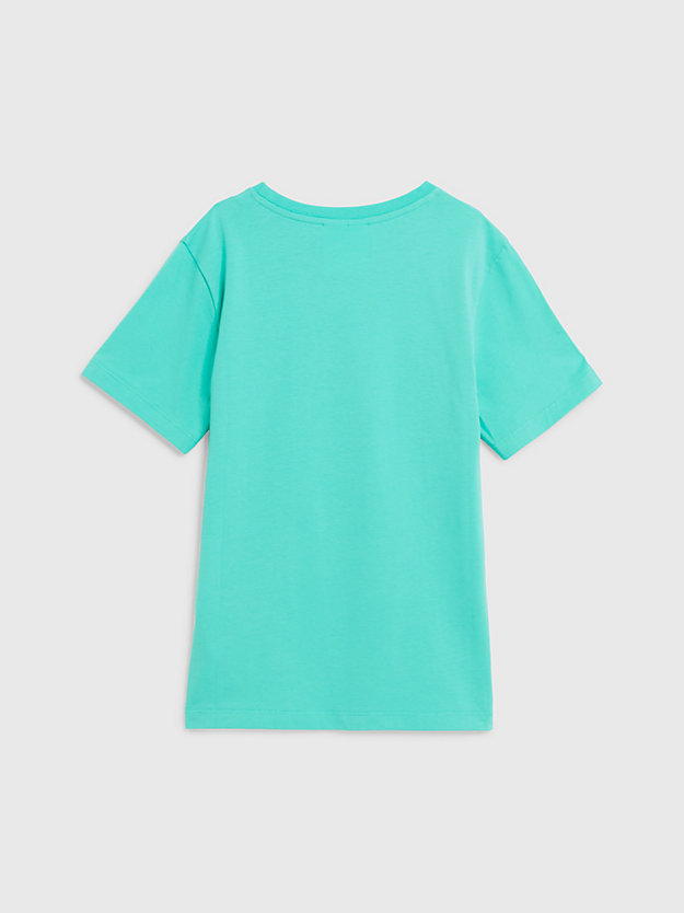 t-shirt unisexe avec logo pride - pride aqua green pour kids unisex calvin klein jeans