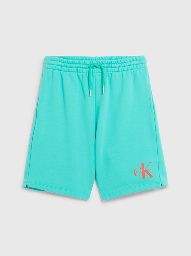 aqua green unisex jogger shorts - pride for kids unisex calvin klein jeans