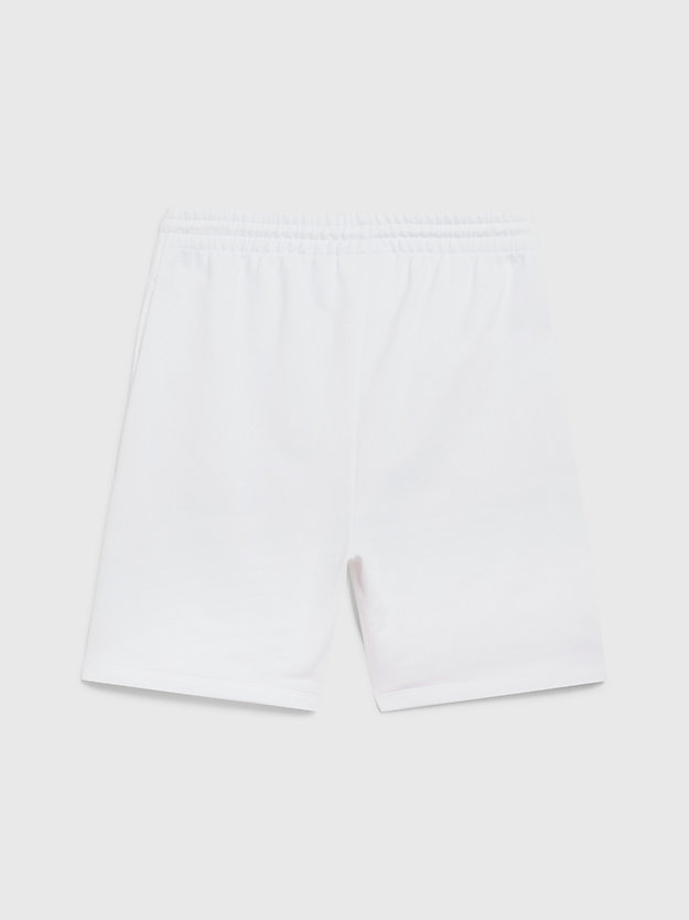 bright white unisex jogger shorts - pride for kids unisex calvin klein jeans
