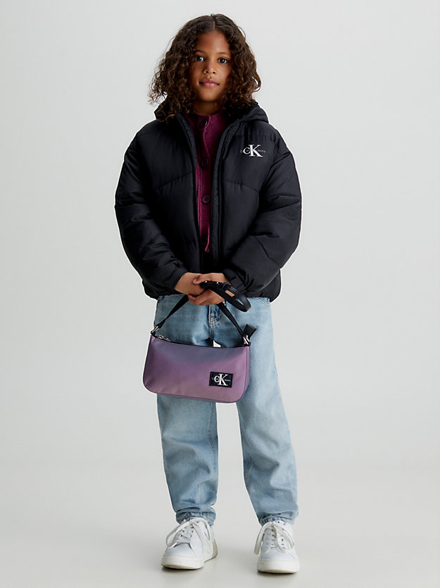 amaranth unisex shoulder bag for kids unisex calvin klein jeans