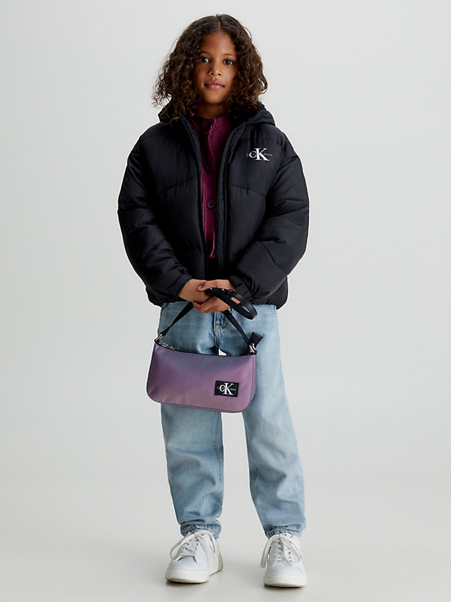 purple torba na ramię unisex dla kids unisex - calvin klein jeans