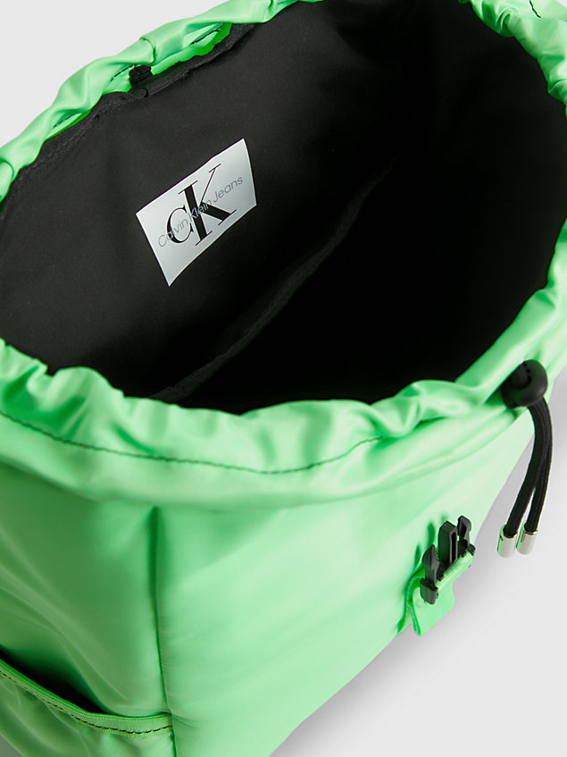 green unisex-rucksack mit klappe für kids unisex - calvin klein jeans