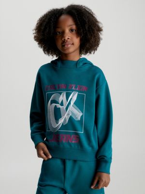 Calvin klein deals sweatshirt kids