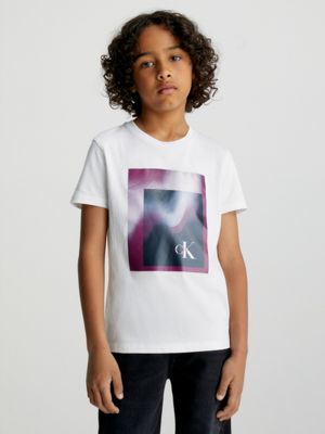 Kids\' Spray Graphic T-shirt Calvin Klein® | IU0IU00522YAF