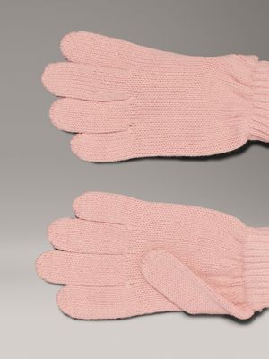 pink handschoenen voor kids voor kinderen gender inclusive - calvin klein jeans