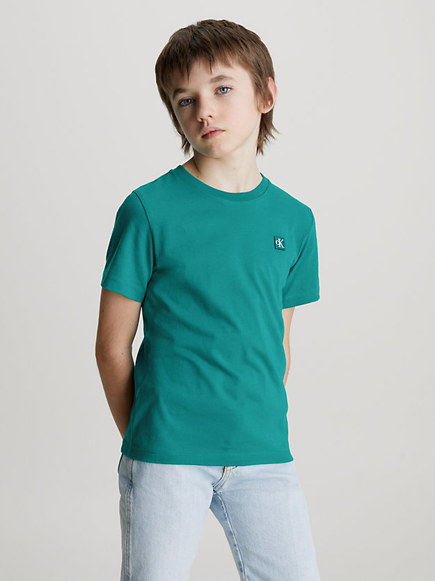 fanfare kids' monogram t-shirt for kids unisex calvin klein jeans