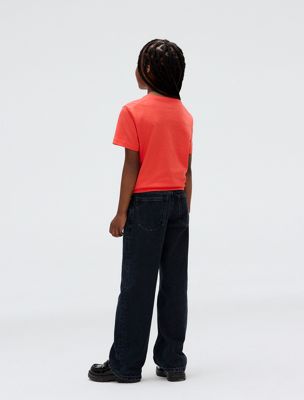t-shirt pour enfant vermilion pour enfants genre inclusif calvin klein jeans