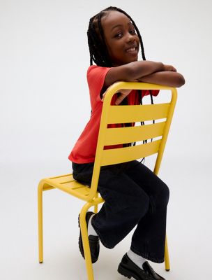 t-shirt pour enfant vermilion pour enfants genre inclusif calvin klein jeans