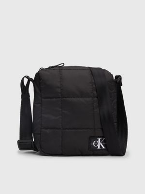 Bolsa bandolera infantil de lona con logo Calvin Klein