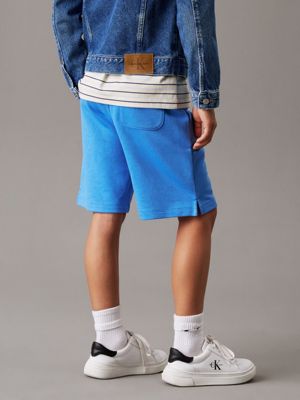 mesmerizing blue kids' relaxed jogging shorts for kids gender inclusive calvin klein jeans