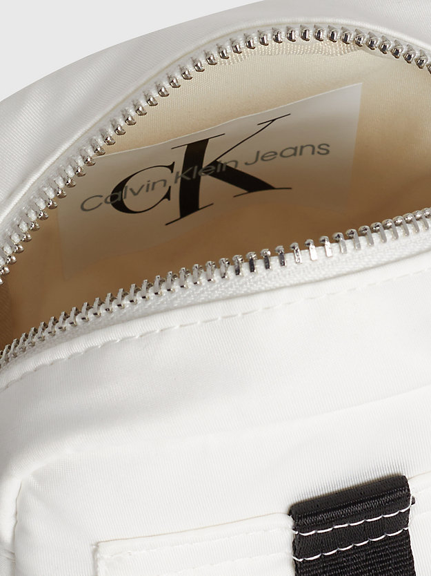 bright white kids' crossbody bag for kids unisex calvin klein jeans