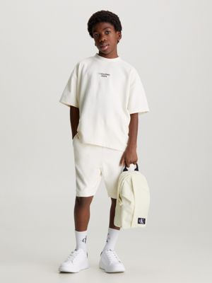 Bolsa bandolera infantil de lona con logo Calvin Klein®