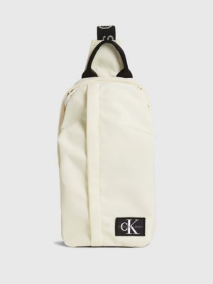 Bolsa bandolera infantil de lona con logo Calvin Klein