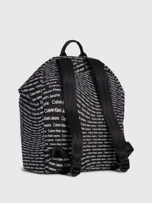 Calvin klein black 2025 and white backpack