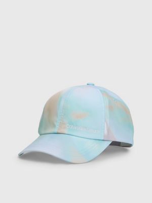 blue kappe mit allover-print für kinder für unisex kinder - calvin klein jeans