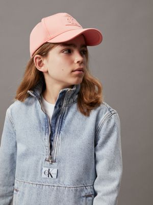 blooming dahlia kids' monogram cap for kids gender inclusive calvin klein jeans