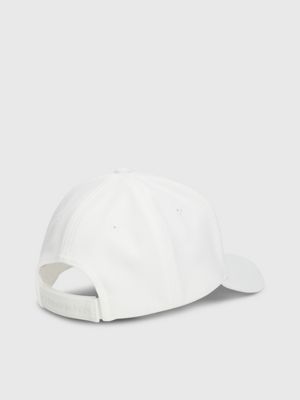 bright white dziecięca czapka z daszkiem z monogramem dla dla dzieci i dla każdej płci - calvin klein jeans