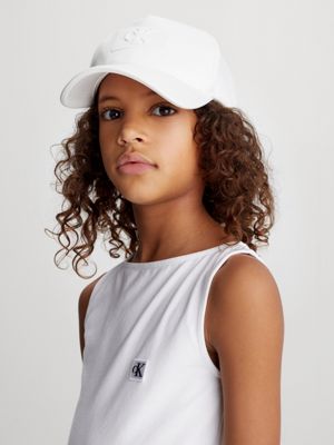 Kids white best sale baseball cap