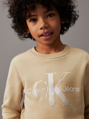 Kids' Terry Logo Sweatshirt Calvin Klein® | IU0IU00602RAE