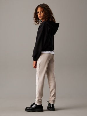 pantaloni da tuta slim bambino chateau gray da gender-inclusive bambini calvin klein jeans