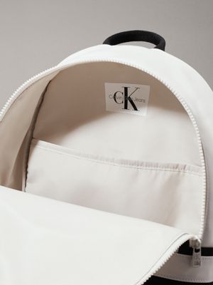 ck black / ivory kids' colourblock backpack for kids gender inclusive calvin klein jeans