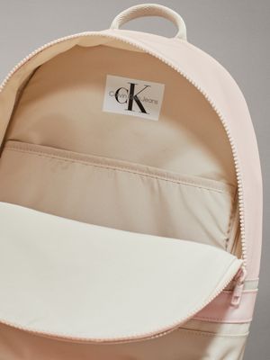 peach whip / pelican kids' colourblock backpack for kids gender inclusive calvin klein jeans