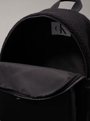 ck black kids' teddy backpack for kids gender inclusive calvin klein jeans