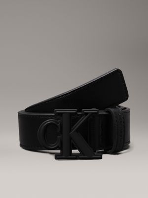 black kids' logo belt for kids gender inclusive calvin klein jeans