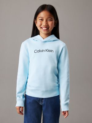 Kids Terry Hoodie Calvin Klein IU0IU00679CWS