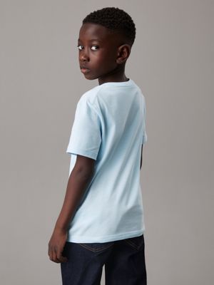 ozone blue kids' t-shirt for kids gender inclusive calvin klein jeans